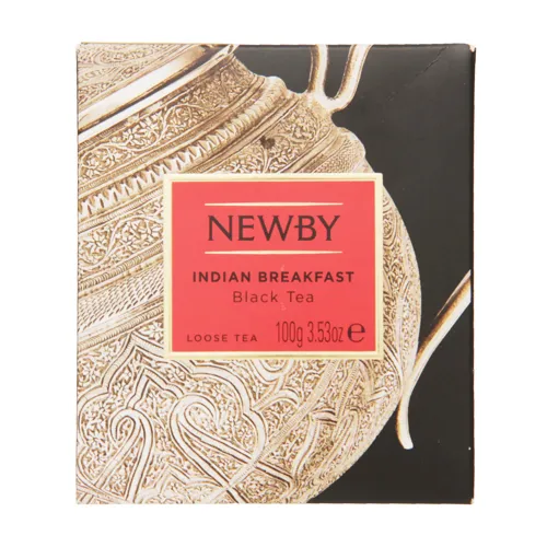 Чай чорний байховий Indian Breakfast Newby к/у 100г
