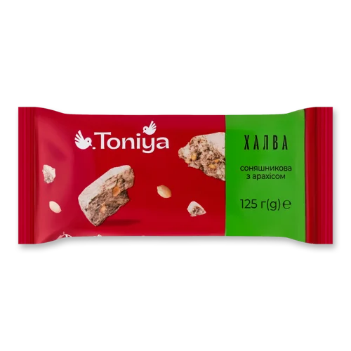 Халва Соняшникова З Арахісом Вищого Ґатунку, м/у 125г