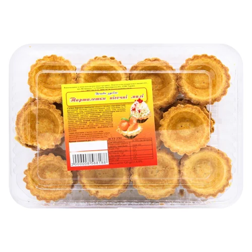 Тарталетки пісочні малі 120г