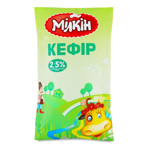 Кефір 2.5% Вищого Ґатунку, М/У 900г