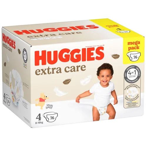 Підгузки Huggies Extra Care 4 8-16кг 76шт