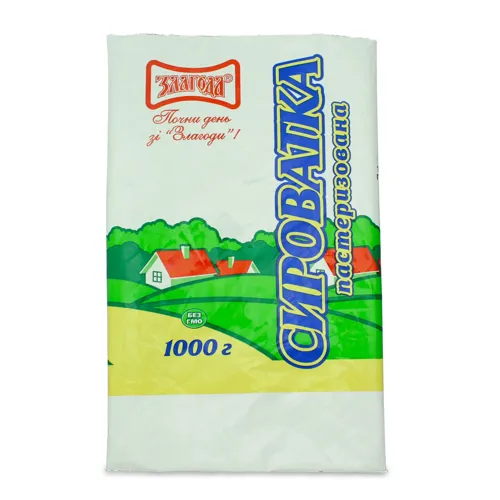 Сироватка пастеризована Злагода м/у 1000г