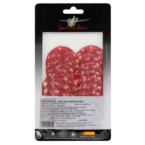 Ковбаса Jamondul Сальчичон екстра 100г