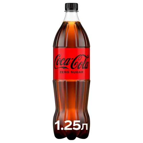 Напій Coca-Cola Zero безалкогольний сильногазований, 1,25л