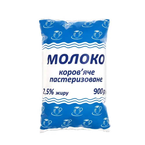 Молоко пастеризоване 2,5% п/э