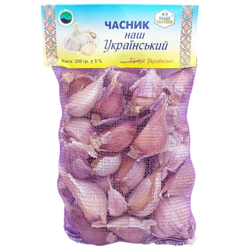 Часник Наш Український зубки 200г