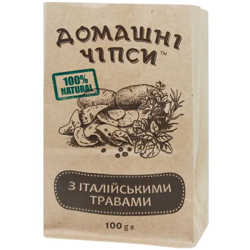Чіпси Домашні Чіпси з італійськими травами 100г