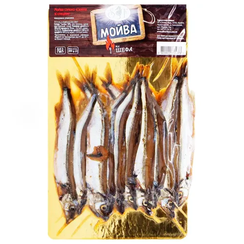 Мойва Silver Food Від Шефа солоно-в'ялена зі спеціями 200г