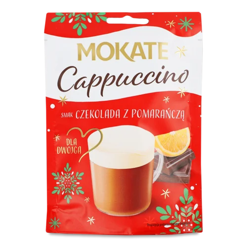 Напій Кавовий Cappuccino З Смаком Шоколаду Та Апельсином, 40г, в/ґ