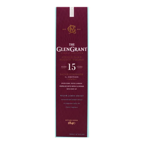 Віскі 0.7л 50% шотландський Aged 15 years The Glen Grant к/у