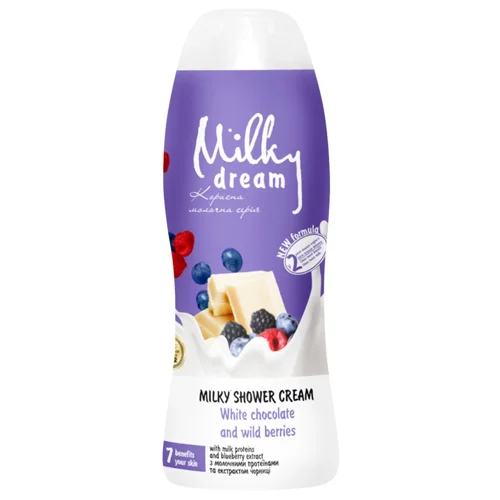 Гель для душу Milky Dream Білий шоколад та лісові ягоди 300мл