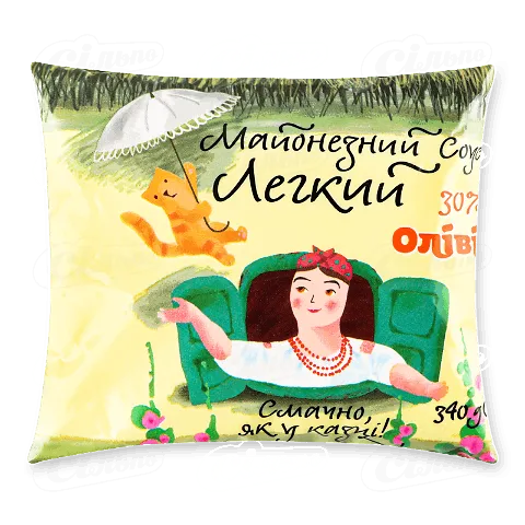 Соус «Олівія» «Легкий» майонезний 30%, 340г