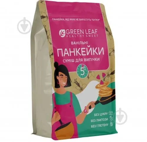 Суміш для випікання Green Leaf Ванільні панкейки 300г