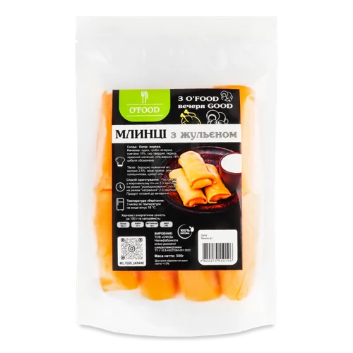 Млинці З Жульєном O'Food, Для Приготування, д/п, 500г