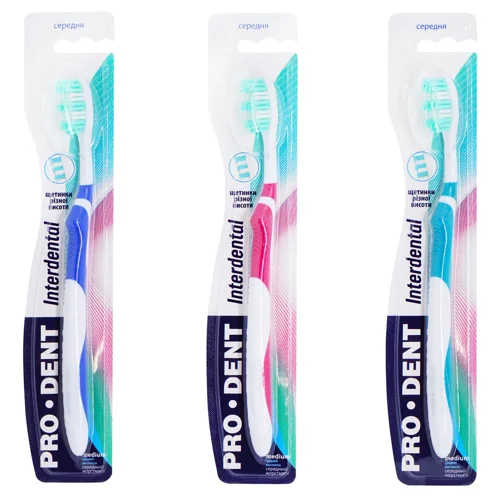 Зубна щітка Pro Dent Interdental середня жорсткість