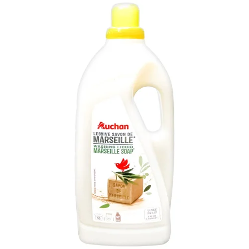 Засіб для прання Auchan Fresh et Perfume з марсельським милом 3л