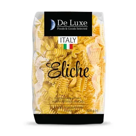 Макарони De Luxe Foods&Goods Selected Спіралі 0,5 кг