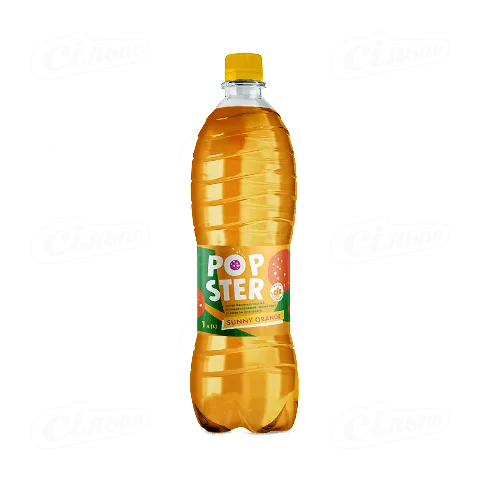 Напій соковмісний Popster Sunny Orange сил/газ, 1л