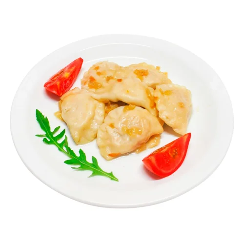 Вареники з м'ясом відварені