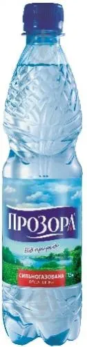 Вода мінеральна «Прозора» газована, 1,5л