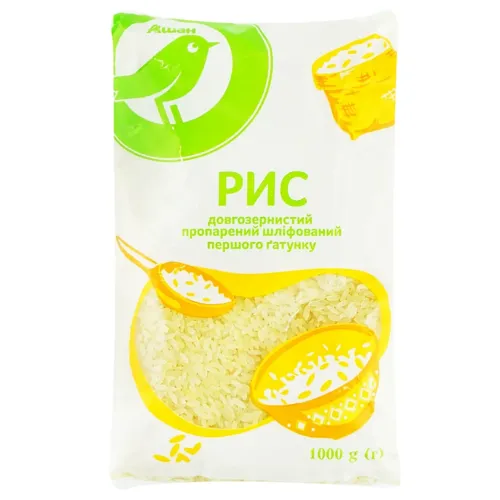 АШАН GB/Рис довгий пропарений