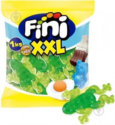 Желейні цукерки Fini Гігантська жабка 12*1 кг