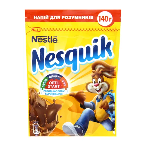 Напій швидкорозчинний з какао Nesquik д/п 140г
