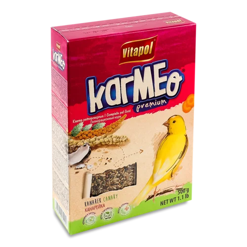 Корм Для Канарок Повнораціонний Karmeo Premium Vitapol В/К 500г
