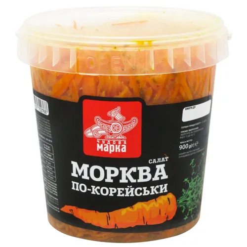 Салат Чудова марка Морква по-корейськи 900г