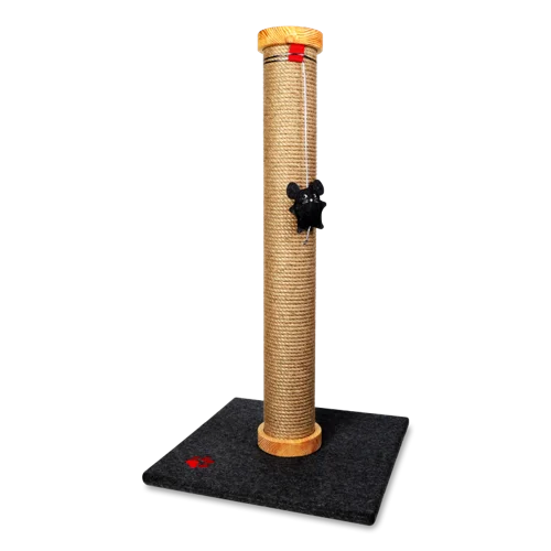 Кігтеточка Для Котів Джутова З Іграшкою Миша, 75см, Red Point, 1шт