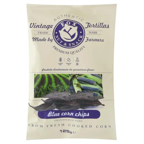 Чіпси Fox кукурудзяні з синьої кукурудзи 125г