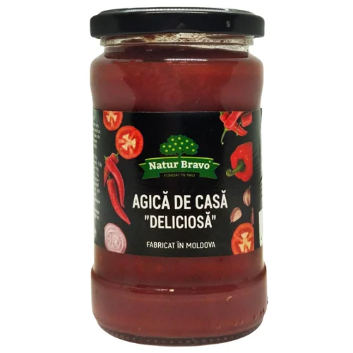 Аджика Natur Bravo 314 мл по-домашньому делікатна (Молдова)