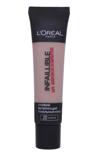 Тональний Крем Infaillible №20 Loreal, Вищого ґатунку, 35мл
