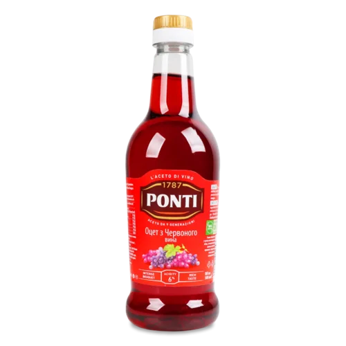 Оцет Ponti з червоного вина 500мл