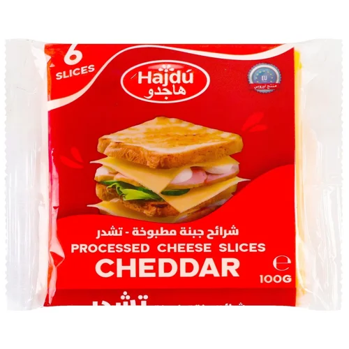 Слайси сирні Hajdu Cheddar 37% 100г