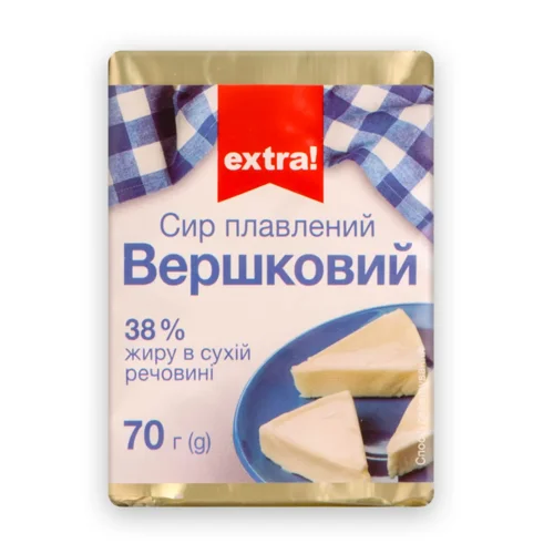 Сир плавлений Extra! «Вершковий» 38%