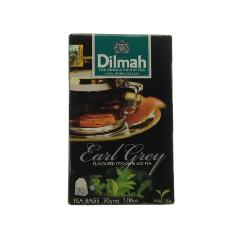 Чай чорний байховий ароматизований Earl Grey Dilmah к/у 20x1.5г