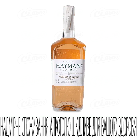 Лікер Hayman's Peach & Rose Cup, 0,7л