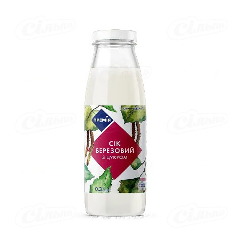 Сік «Премія»® березовий з цукром, 0,3л
