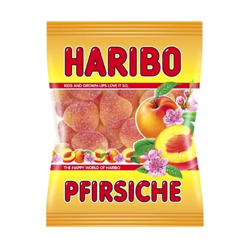 Цукерки жувальні Haribo Персик 100г