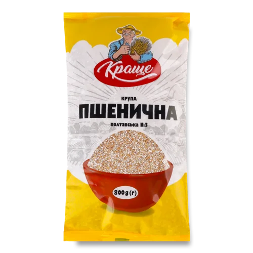 Крупа Пшенична Вищого Ґатунку Полтавська №3, 800г