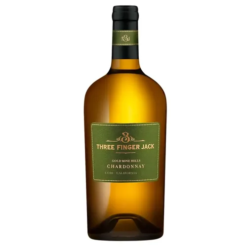 Вино Three Finger Jack Gold Mine Hills Chardonnay біле сухе 14,5% 0,75л
