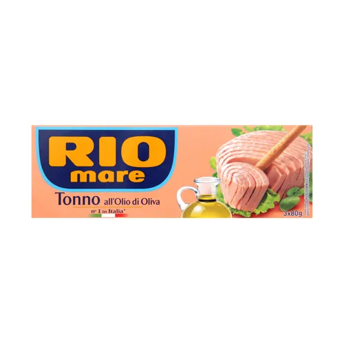 Тунець в оливковій олії Rio mare з/б 3х80г