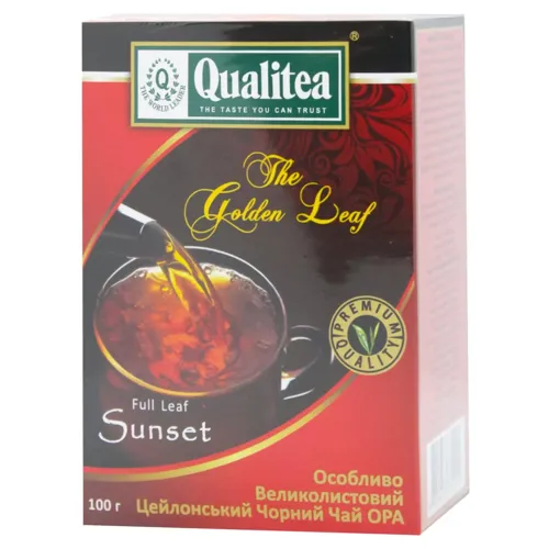 Чай Qualitea чорний крупнолистовий 100г