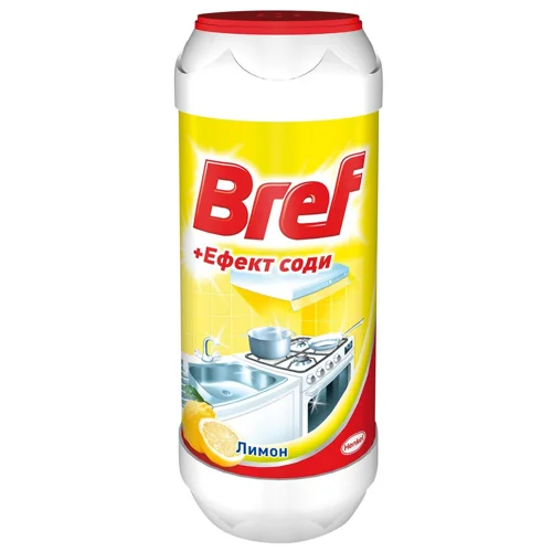 Засіб чистячий Bref Лимон з ефектом соди для кухні 500г