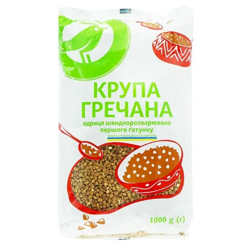 АШАН GB/ Крупа гречана 1 кг