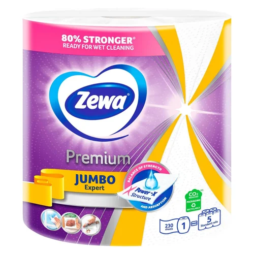 Рушники паперові Zewa Premium Jumbo 3-шарові