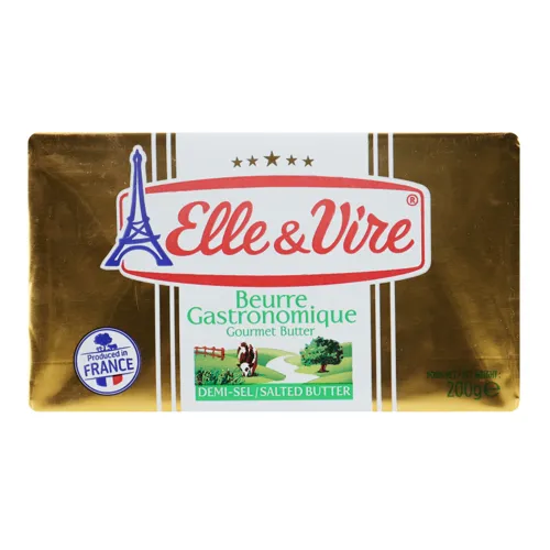 Масло 80% вершкове солоне Elle&Vire м/у 200г