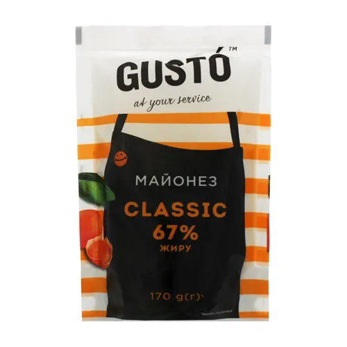 Майонез 67% Classic Gusto д/п 170г