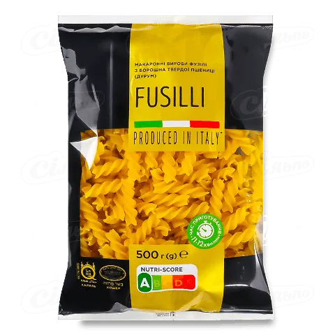 Вироби макаронні «Премія»® Fusilli з твердих сортів пшениці, 500г